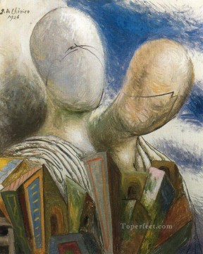 Abstracto famoso Painting - los esposos 1926 Giorgio de Chirico Surrealismo